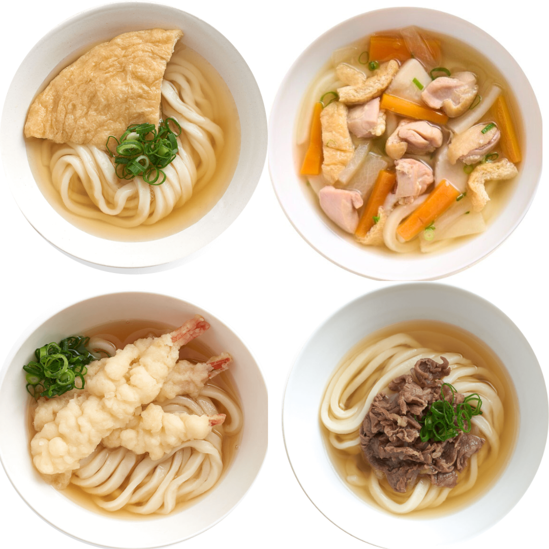 しっぽくうどん入り4種の食べ比べセット