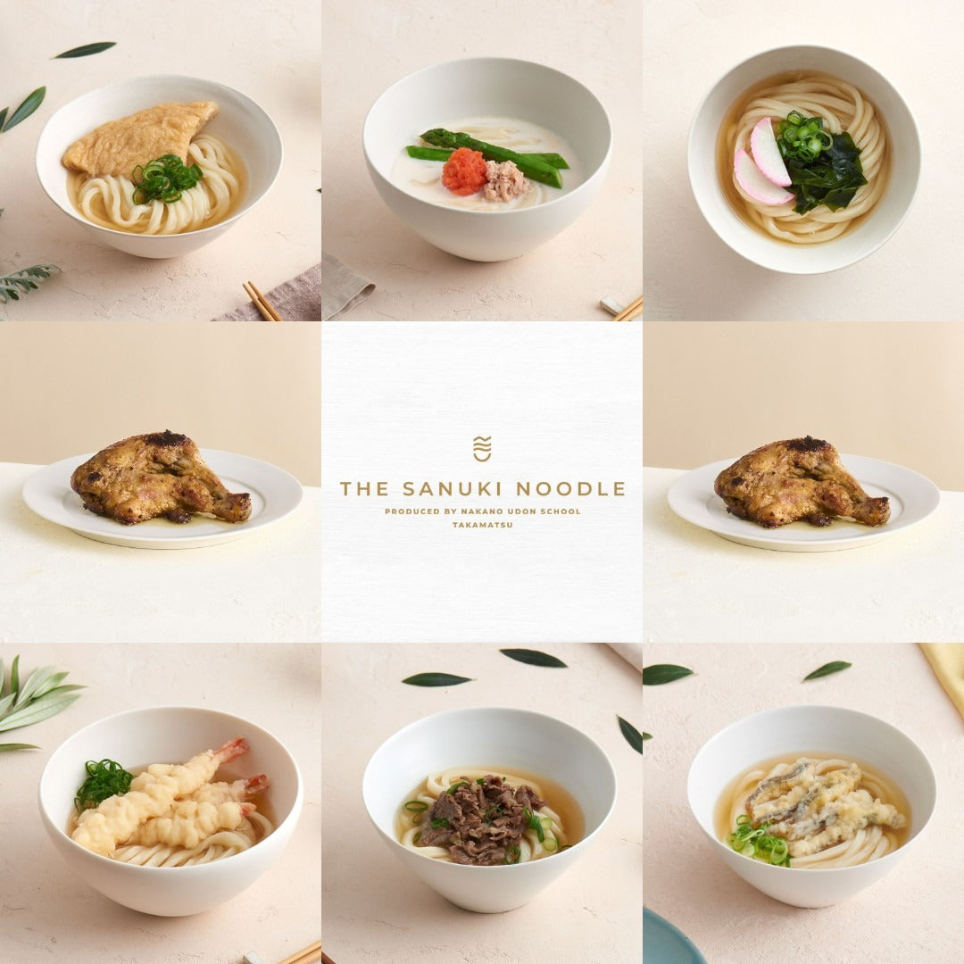 鳴門わかめ入り6種+骨付鶏2本セット – THE SANUKI NOODLE