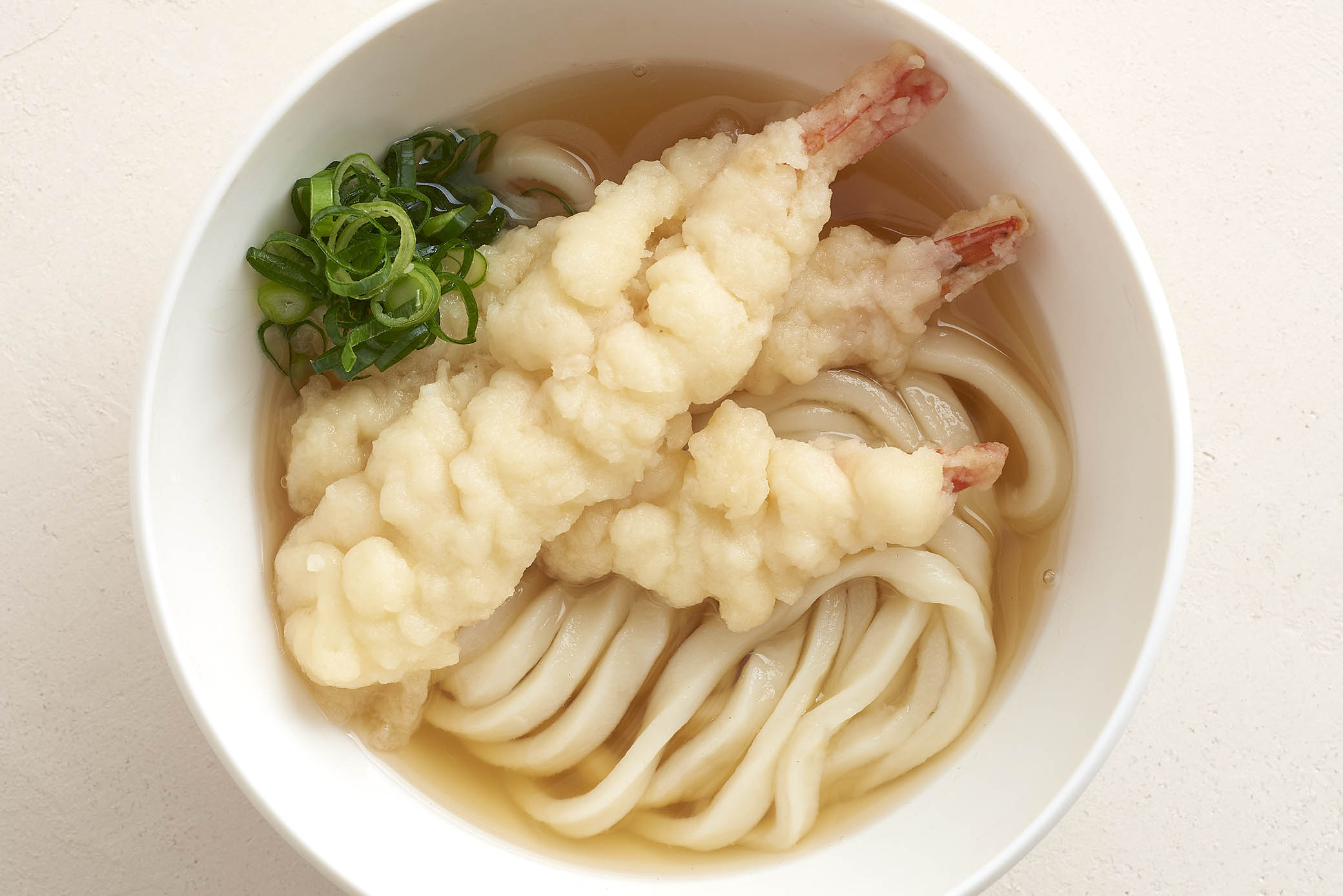 3本のえび天うどん(2食入)