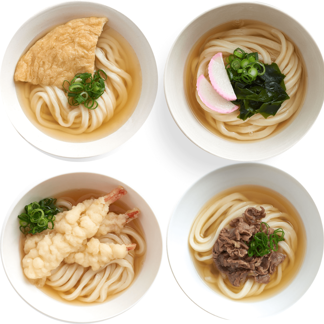 鳴門わかめうどん入り4種の食べ比べセット